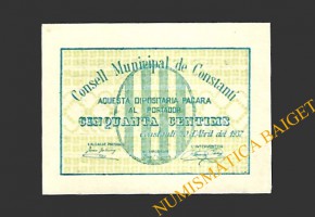 CONSTANTI (TARRAGONA), 50 centims, 20 d'abril del 1937