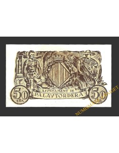 PALAUTORDERA (Barcelona), 50 centims. 1937 