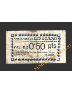 BORDES, LES (Lleida), 0,50 pessetes. 1937