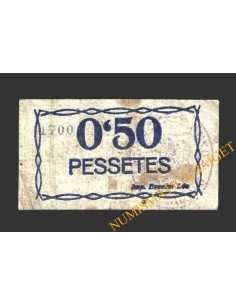 BORDES, LES (Lleida), 0,50 pessetes. 1937 2