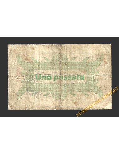 BOSOT (Lleida), 1 pesseta. juliol del 1937