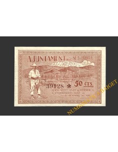 LA SEU D'URGELL (Lleida)), 50 Centims 30 de juny del 1937 2