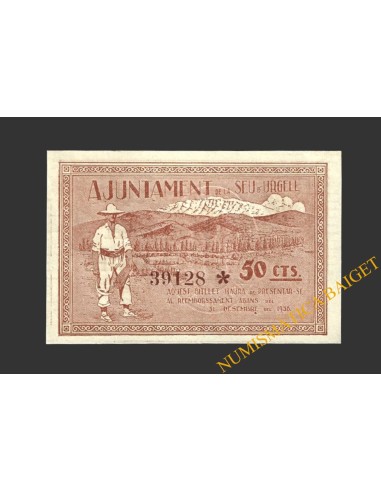 LA SEU D'URGELL (Lleida)), 50 Centims 30 de juny del 1937