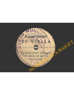 VIELLA (Lleida)), 25 centims 1937
