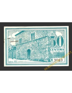 CASTELLO D'EMPURIES, (Girona), 50 centims, abril del 1937 2