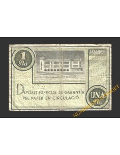 FONTS DE SACALM (Girona), 1 pesseta, 12 de maig del 1937 2