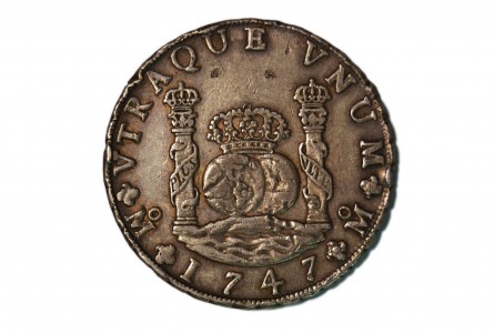 FELIPE V 1747 8 Reales México F.M.