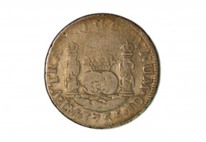 FERNANDO VI 1755, 2 Reales Lima-J.D.