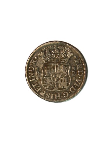 FERNANDO VI 1757, 2 Reales Mexico-M